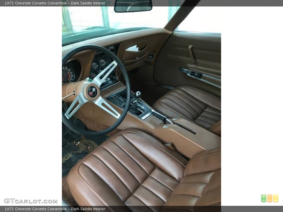 Dark Saddle 1973 Chevrolet Corvette Interiors
