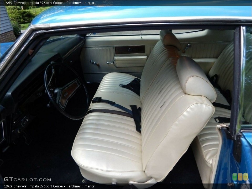 Parchment Interior Photo for the 1969 Chevrolet Impala SS Sport Coupe #139774395