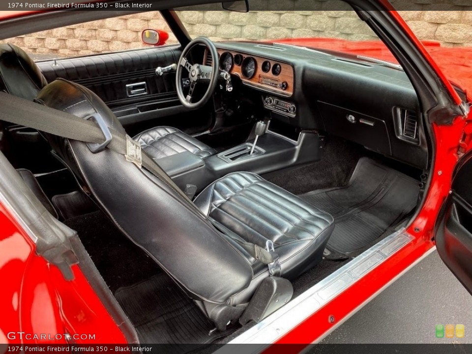 Black Interior Photo for the 1974 Pontiac Firebird Formula 350 #139775415