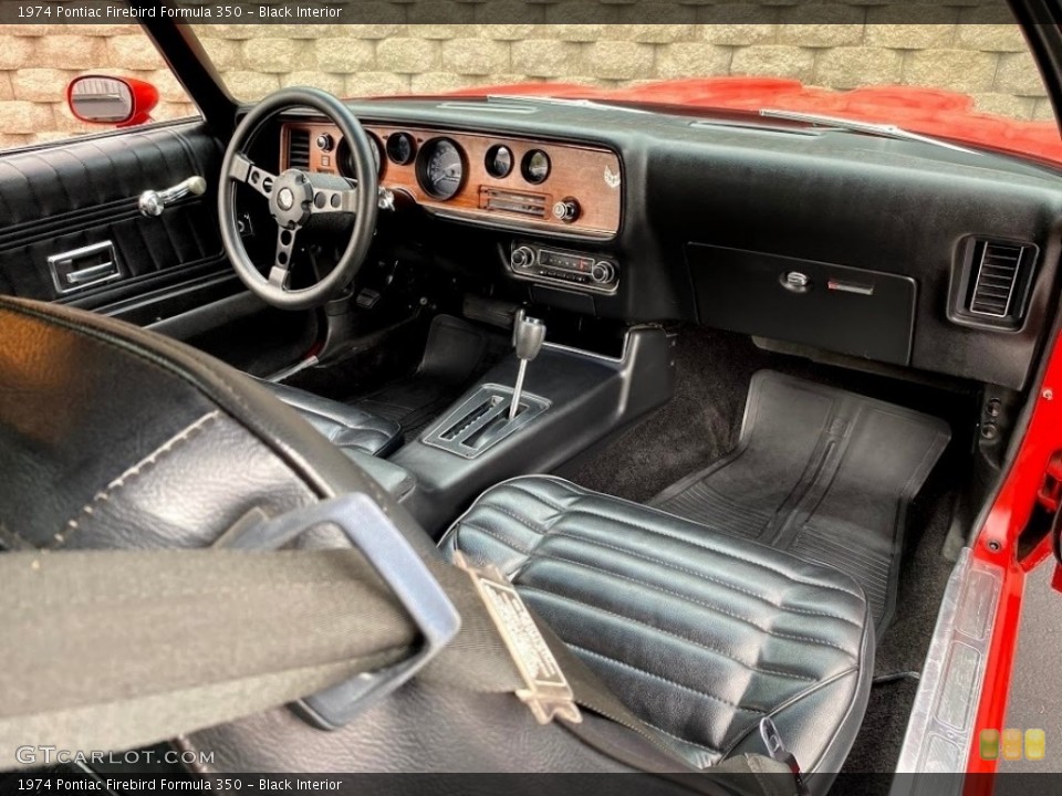 Black Interior Dashboard for the 1974 Pontiac Firebird Formula 350 #139775451