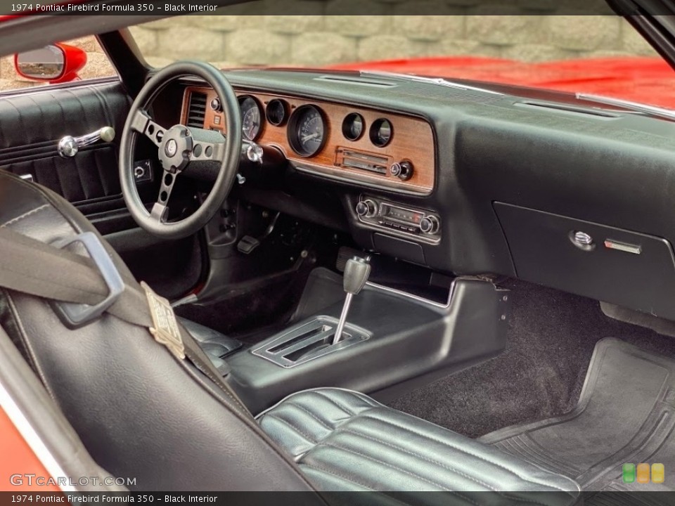 Black Interior Dashboard for the 1974 Pontiac Firebird Formula 350 #139775478