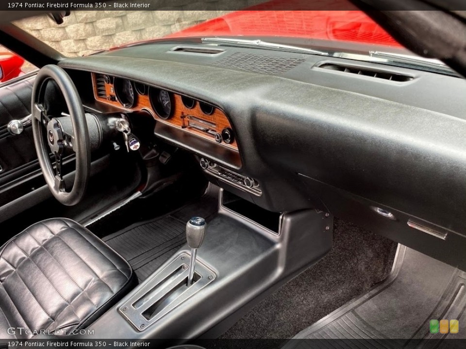 Black Interior Front Seat for the 1974 Pontiac Firebird Formula 350 #139775541