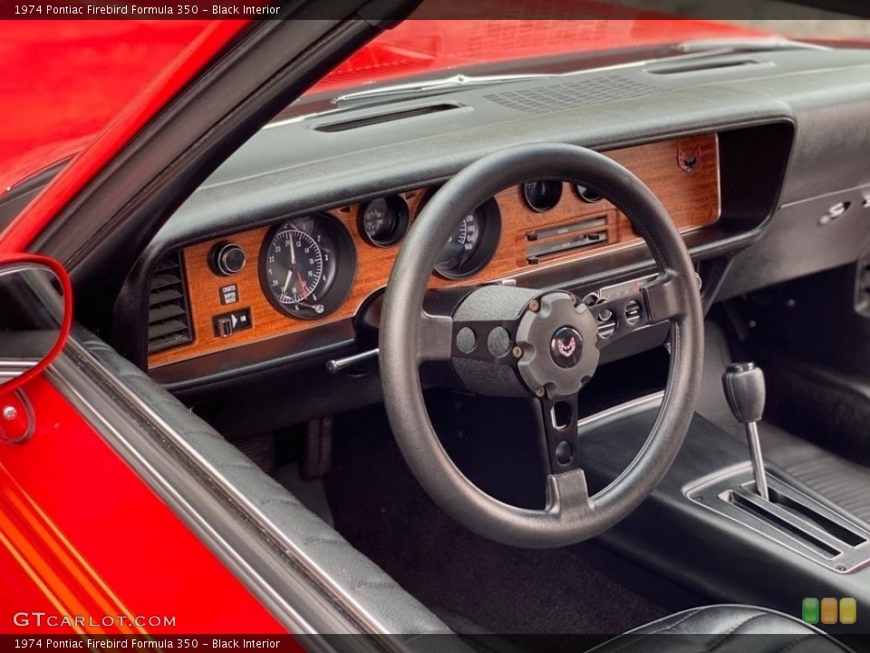 Black Interior Steering Wheel for the 1974 Pontiac Firebird Formula 350 #139775595
