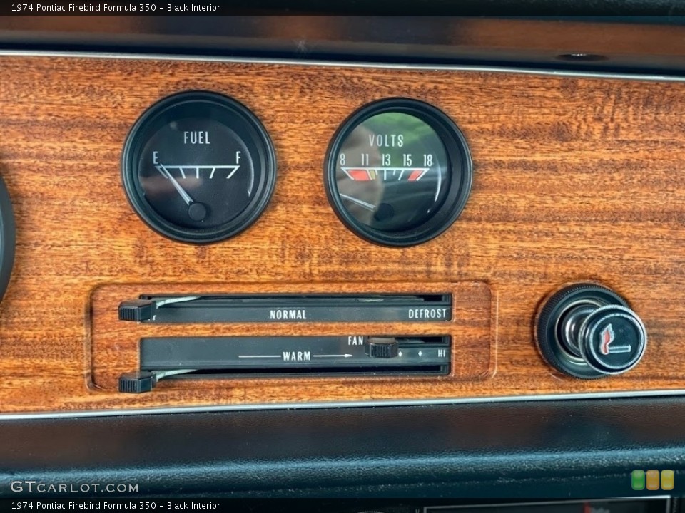 Black Interior Gauges for the 1974 Pontiac Firebird Formula 350 #139775676