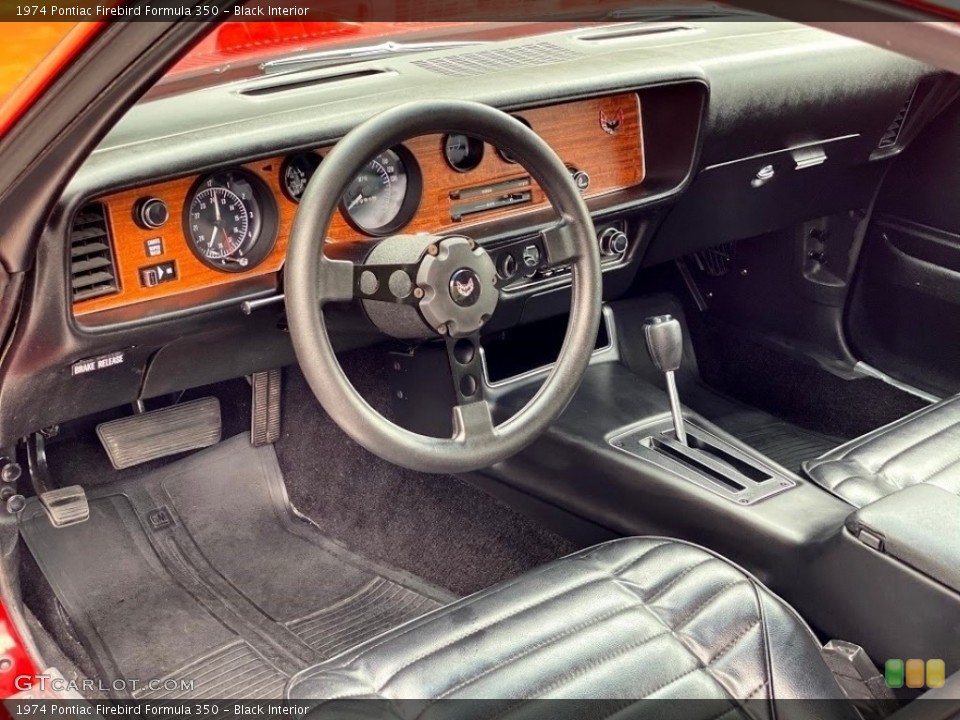 Black Interior Dashboard for the 1974 Pontiac Firebird Formula 350 #139776099