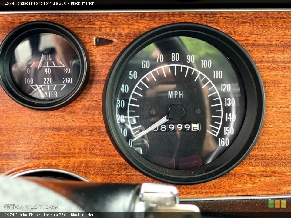 Black Interior Gauges for the 1974 Pontiac Firebird Formula 350 #139776123