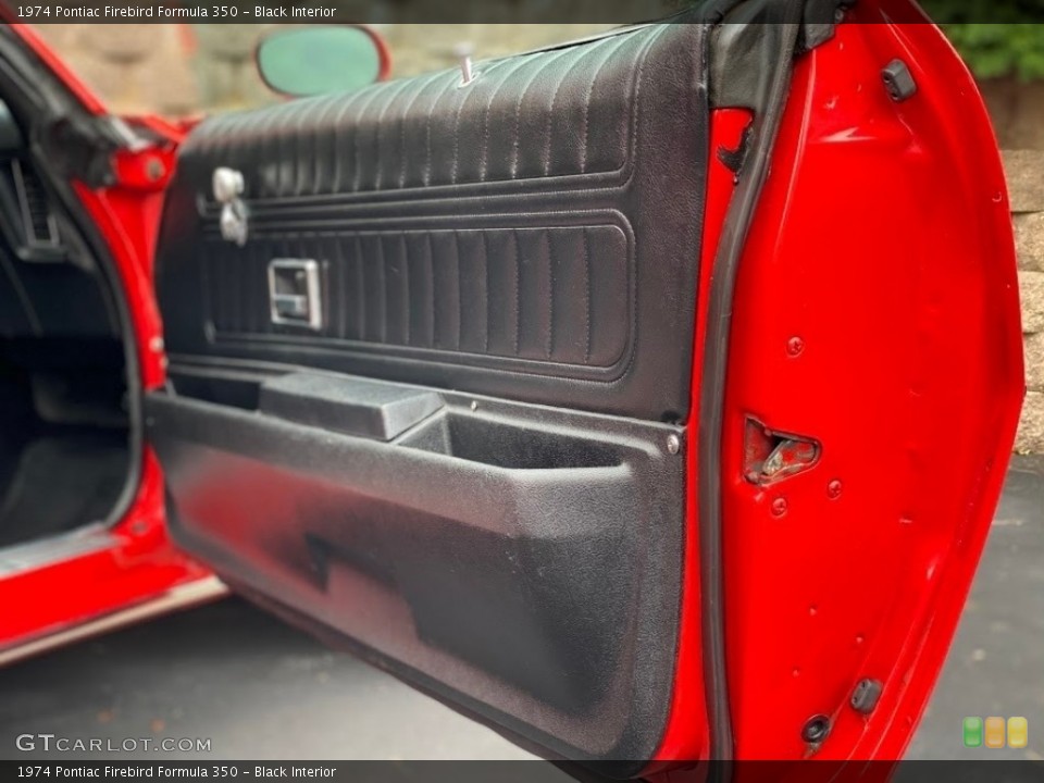 Black Interior Door Panel for the 1974 Pontiac Firebird Formula 350 #139776990