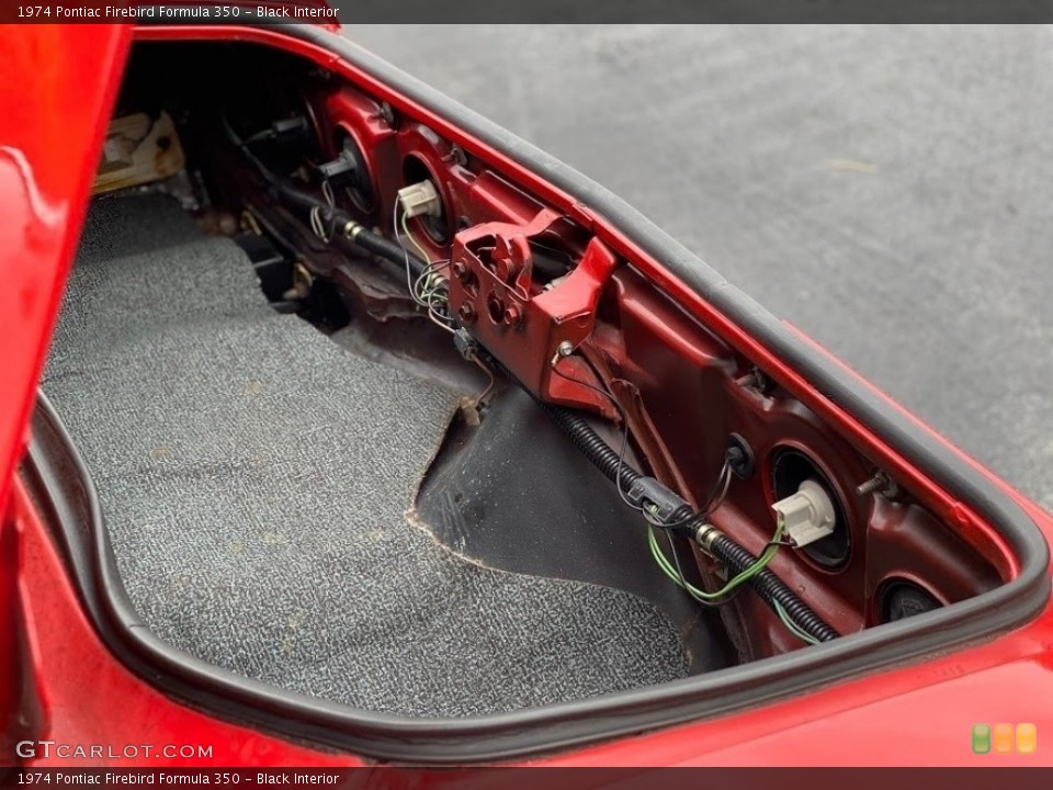 Black Interior Trunk for the 1974 Pontiac Firebird Formula 350 #139777059