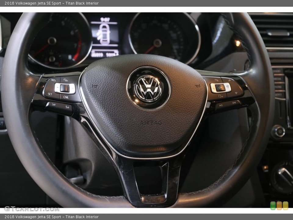 Titan Black Interior Steering Wheel for the 2018 Volkswagen Jetta SE Sport #139778865