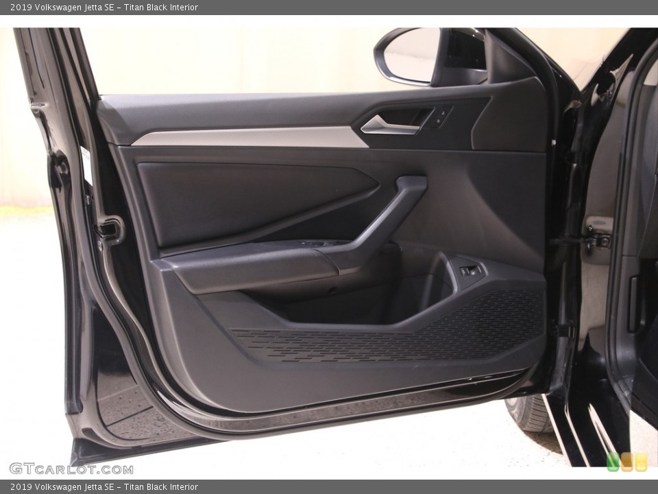 Titan Black Interior Door Panel for the 2019 Volkswagen Jetta SE #139779318