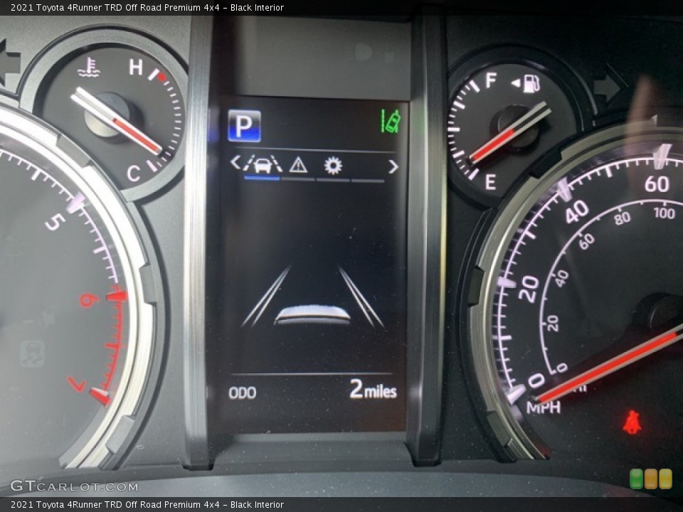 Black Interior Gauges for the 2021 Toyota 4Runner TRD Off Road Premium 4x4 #139779777