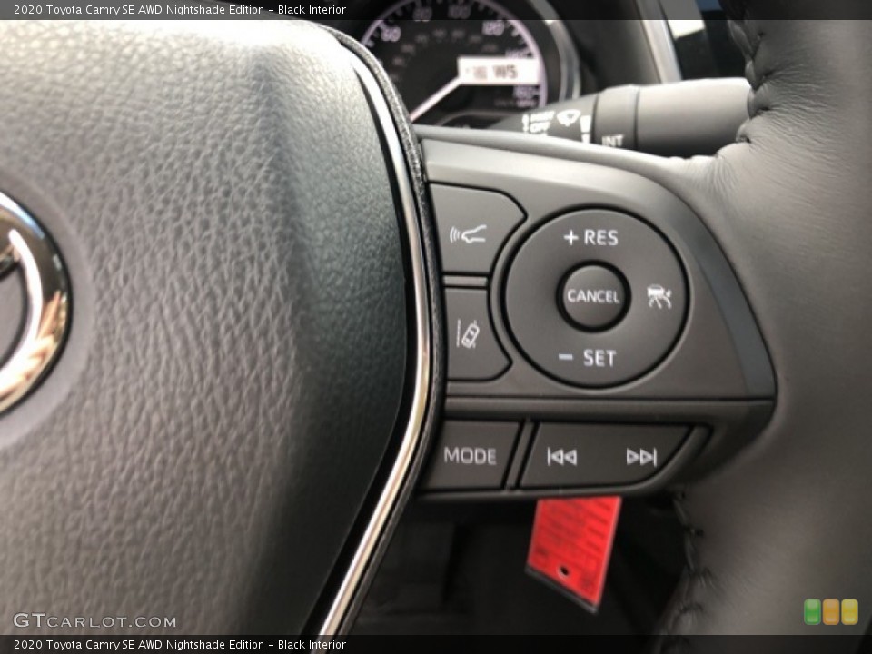 Black Interior Steering Wheel for the 2020 Toyota Camry SE AWD Nightshade Edition #139781301