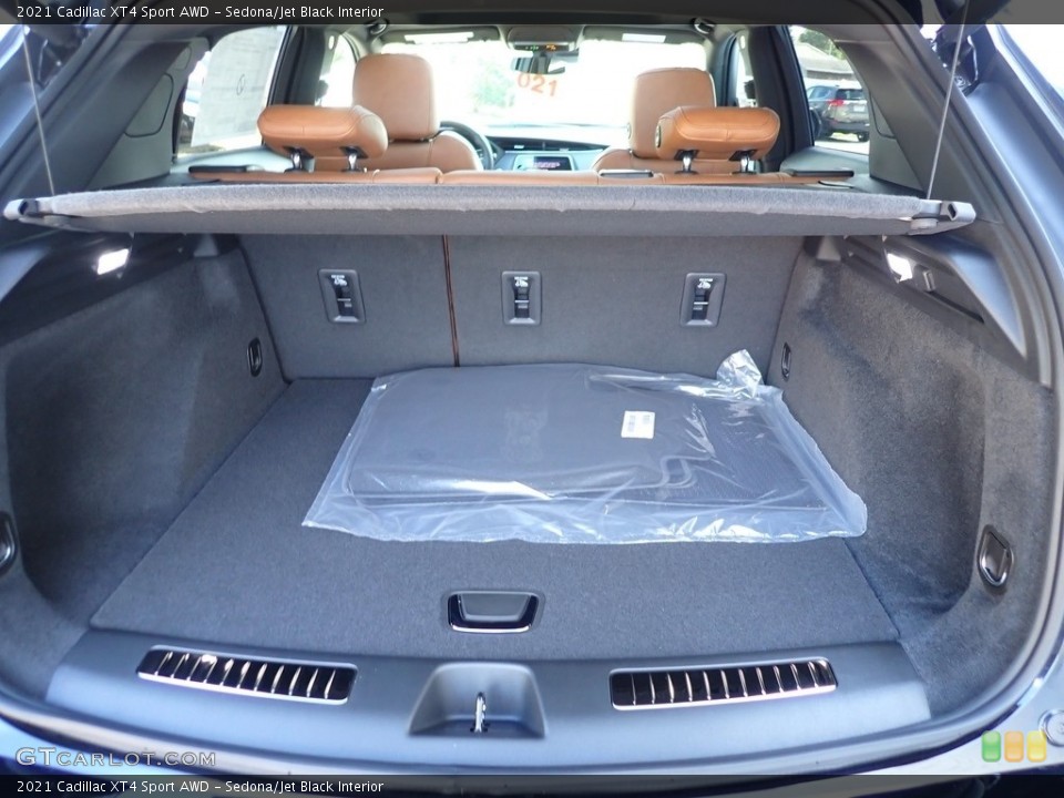 Sedona/Jet Black Interior Trunk for the 2021 Cadillac XT4 Sport AWD #139781502