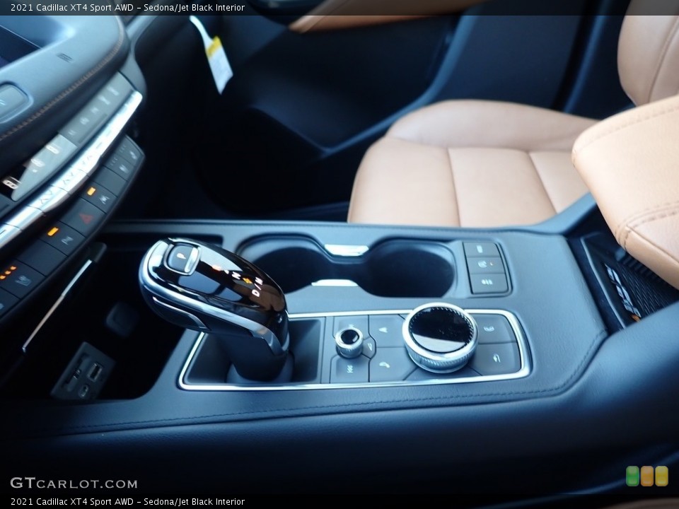 Sedona/Jet Black Interior Transmission for the 2021 Cadillac XT4 Sport AWD #139781823