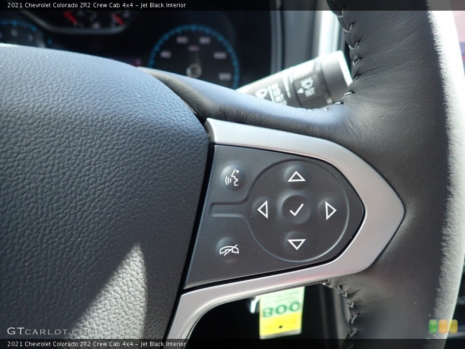 Jet Black Interior Steering Wheel for the 2021 Chevrolet Colorado ZR2 Crew Cab 4x4 #139783335