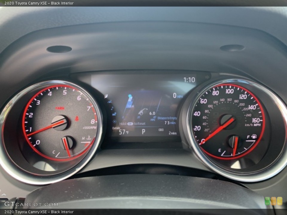 Black Interior Gauges for the 2020 Toyota Camry XSE #139784955