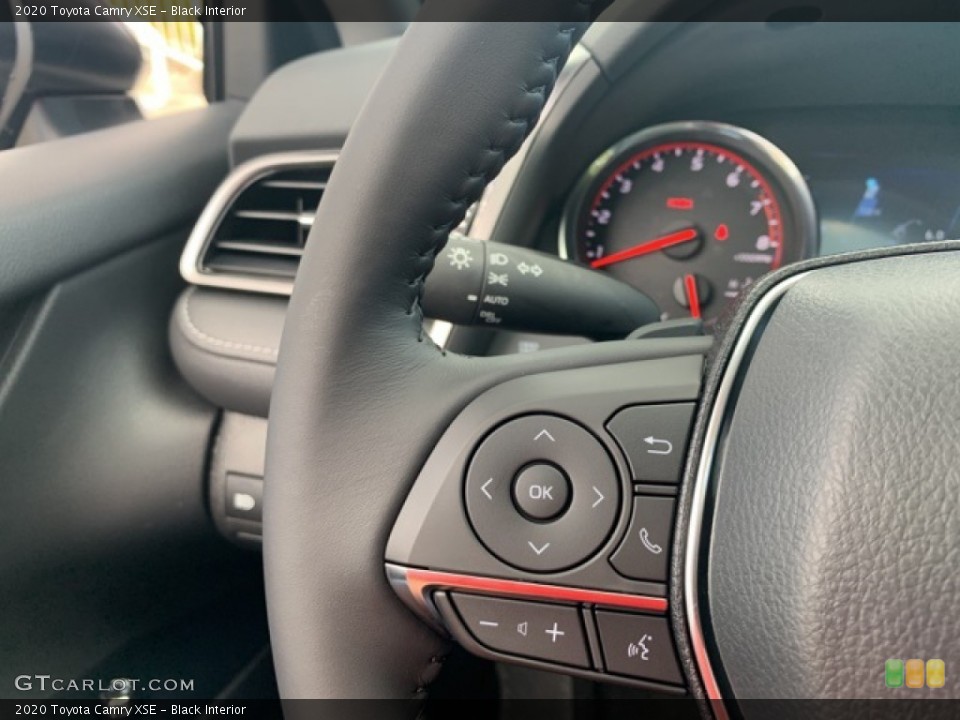Black Interior Steering Wheel for the 2020 Toyota Camry XSE #139784979