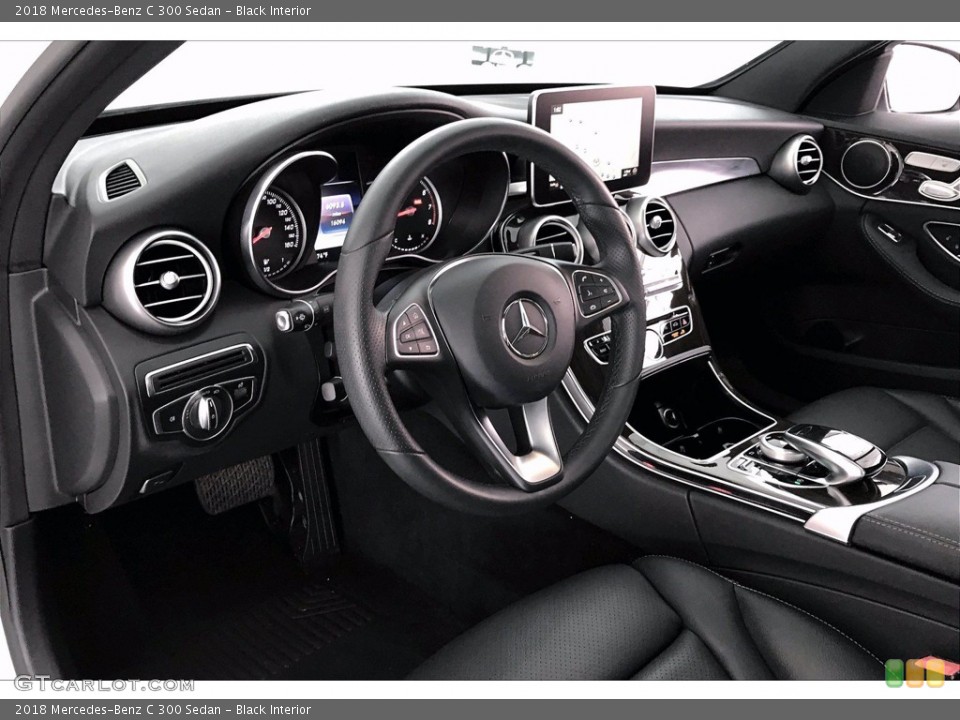 Black Interior Prime Interior for the 2018 Mercedes-Benz C 300 Sedan #139786914