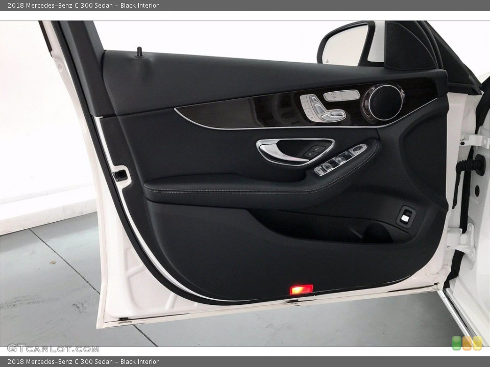 Black Interior Door Panel for the 2018 Mercedes-Benz C 300 Sedan #139786962