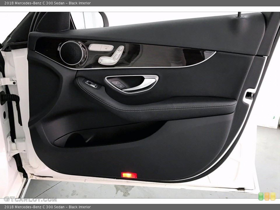 Black Interior Door Panel for the 2018 Mercedes-Benz C 300 Sedan #139787043