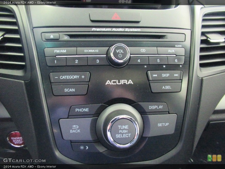Ebony Interior Controls for the 2014 Acura RDX AWD #139787304