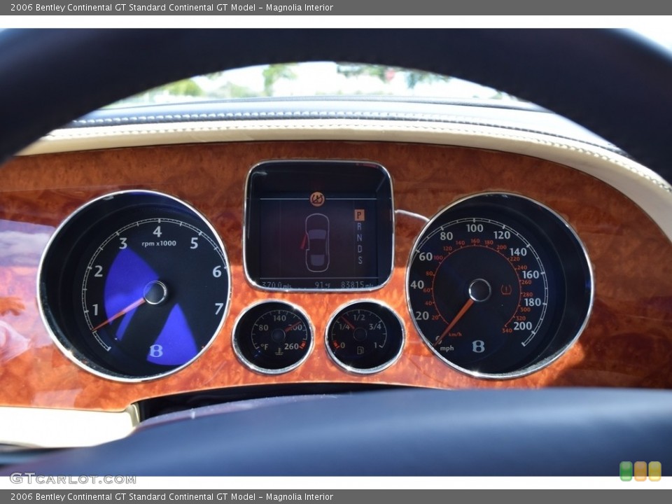 Magnolia Interior Gauges for the 2006 Bentley Continental GT  #139790047
