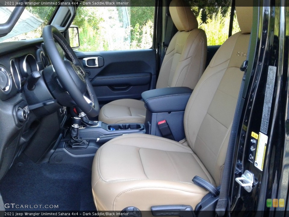 Dark Saddle/Black Interior Photo for the 2021 Jeep Wrangler Unlimited Sahara 4x4 #139790605