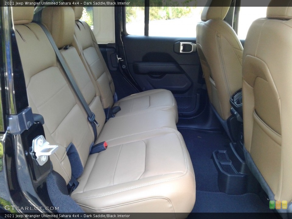 Dark Saddle/Black Interior Rear Seat for the 2021 Jeep Wrangler Unlimited Sahara 4x4 #139790761