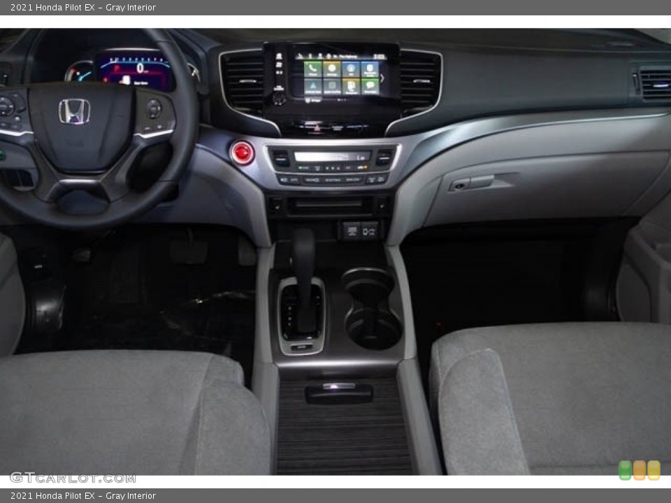 Gray Interior Dashboard for the 2021 Honda Pilot EX #139794133