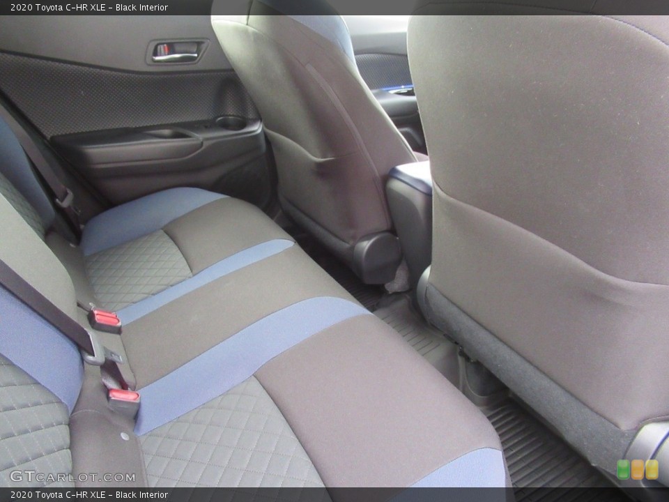 Black Interior Rear Seat for the 2020 Toyota C-HR XLE #139794928