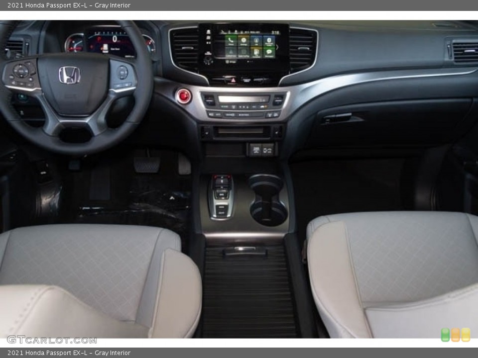 Gray Interior Dashboard for the 2021 Honda Passport EX-L #139795015