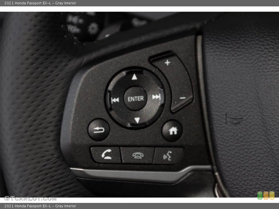 Gray Interior Steering Wheel for the 2021 Honda Passport EX-L #139795081