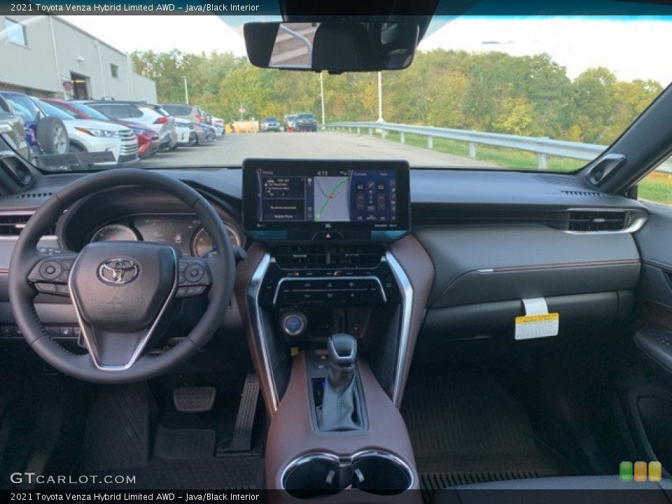 Java/Black Interior Dashboard for the 2021 Toyota Venza Hybrid Limited AWD #139797085