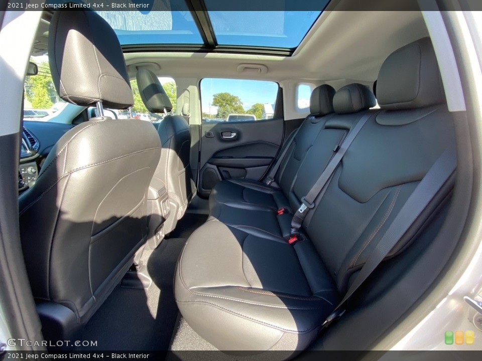 Black Interior Rear Seat for the 2021 Jeep Compass Limited 4x4 #139797490