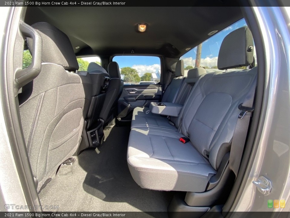 Diesel Gray/Black Interior Rear Seat for the 2021 Ram 1500 Big Horn Crew Cab 4x4 #139798375