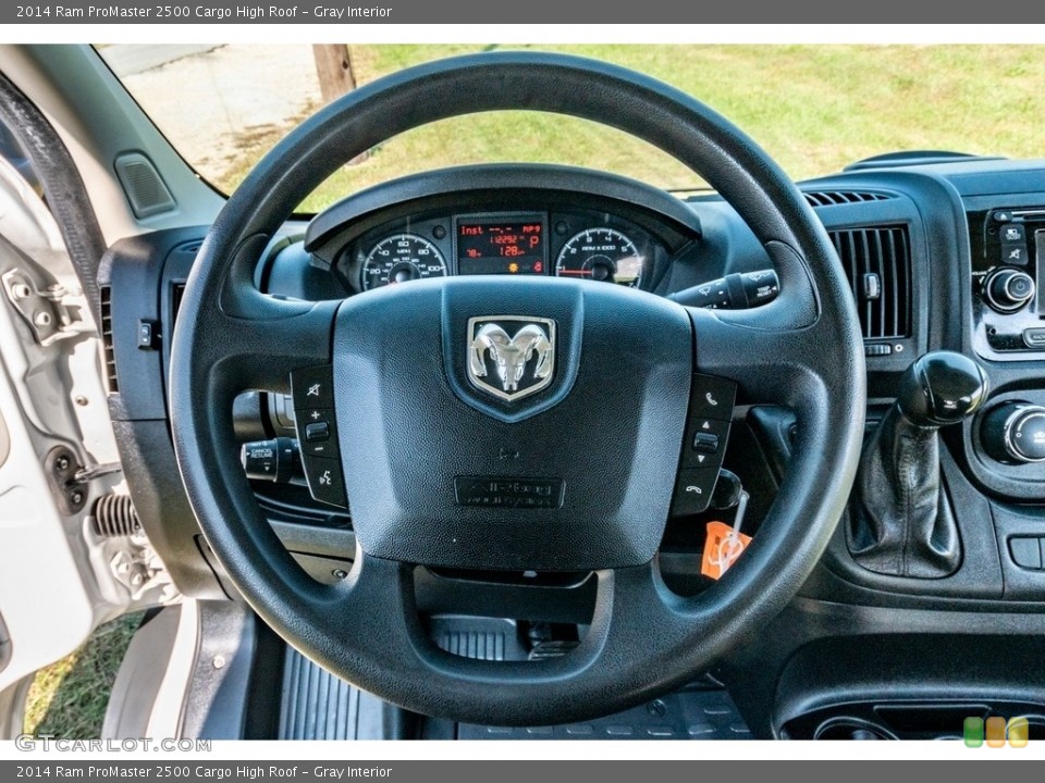 Gray Interior Steering Wheel for the 2014 Ram ProMaster 2500 Cargo High Roof #139799509