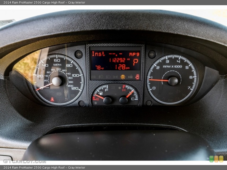 Gray Interior Gauges for the 2014 Ram ProMaster 2500 Cargo High Roof #139799527