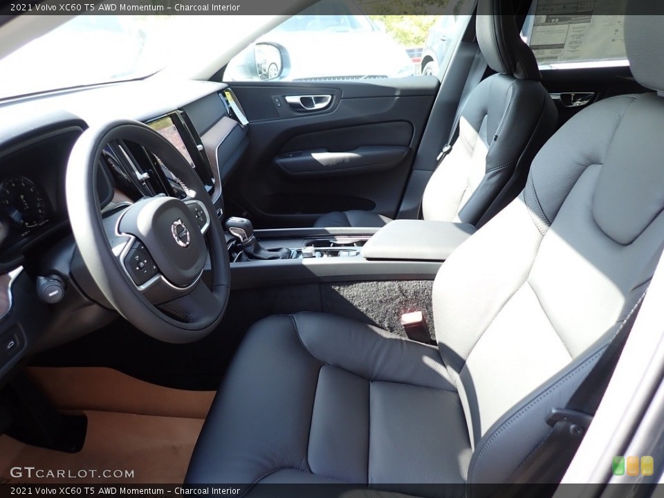 Charcoal Interior Front Seat for the 2021 Volvo XC60 T5 AWD Momentum #139801327