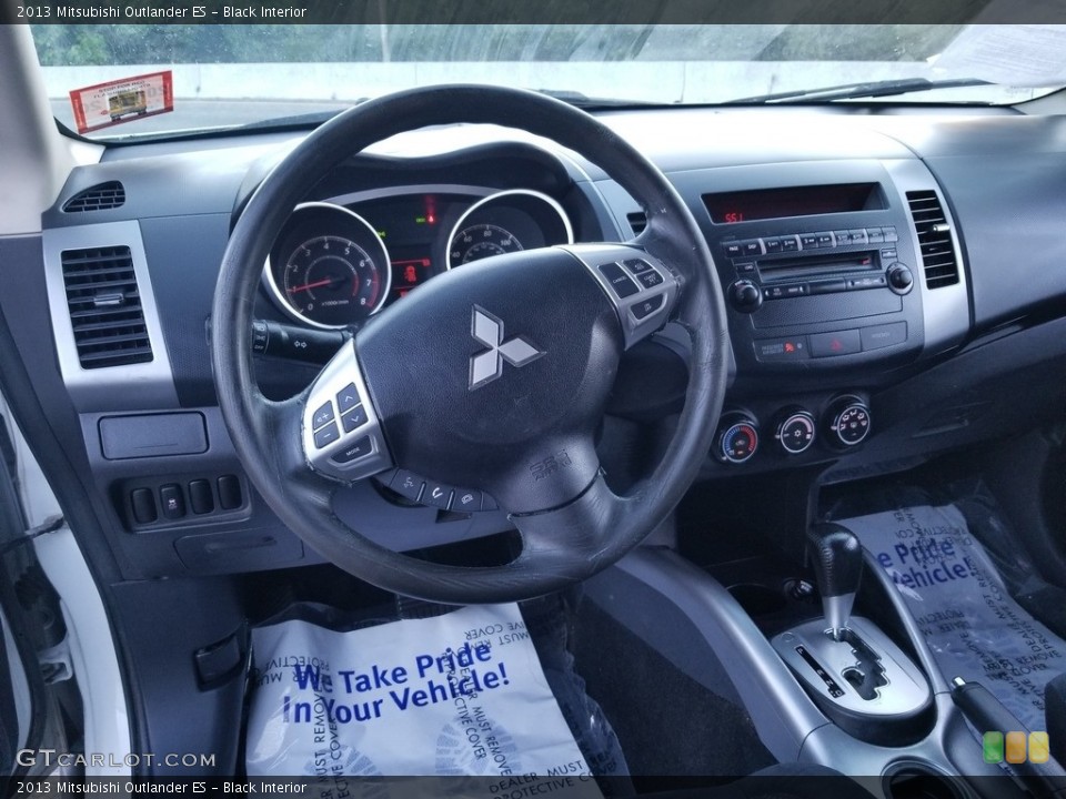 Black Interior Dashboard for the 2013 Mitsubishi Outlander ES #139803186