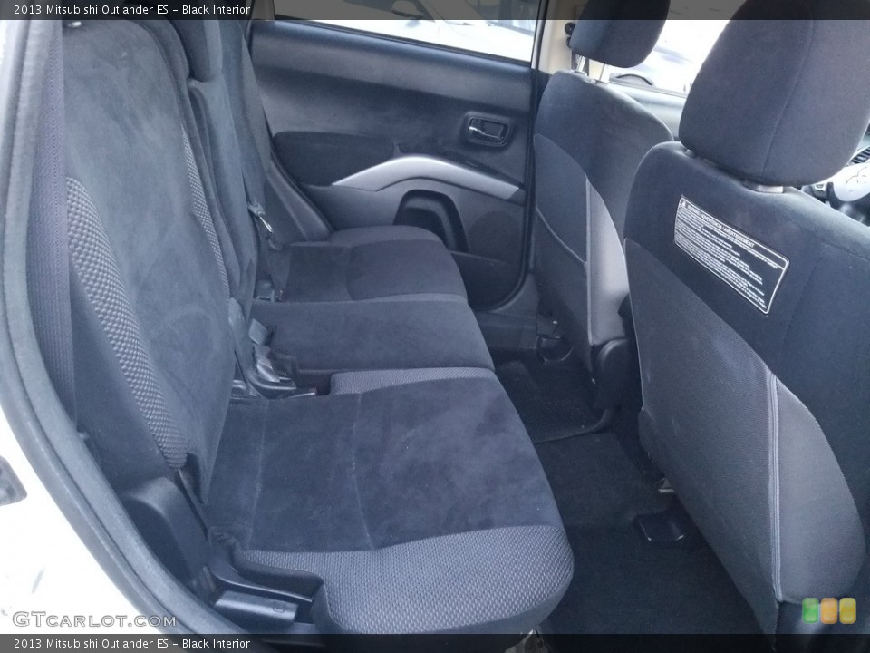 Black Interior Rear Seat for the 2013 Mitsubishi Outlander ES #139803276