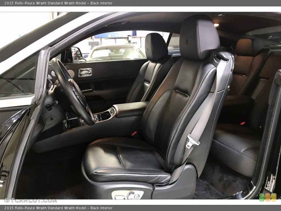 Black 2015 Rolls-Royce Wraith Interiors