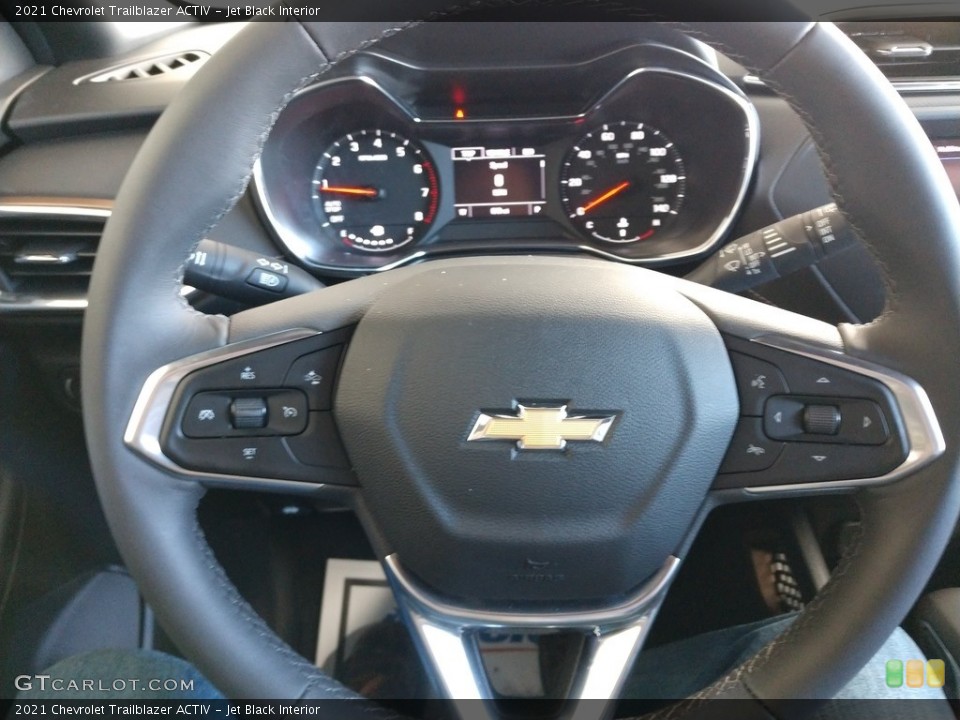Jet Black Interior Steering Wheel for the 2021 Chevrolet Trailblazer ACTIV #139804170