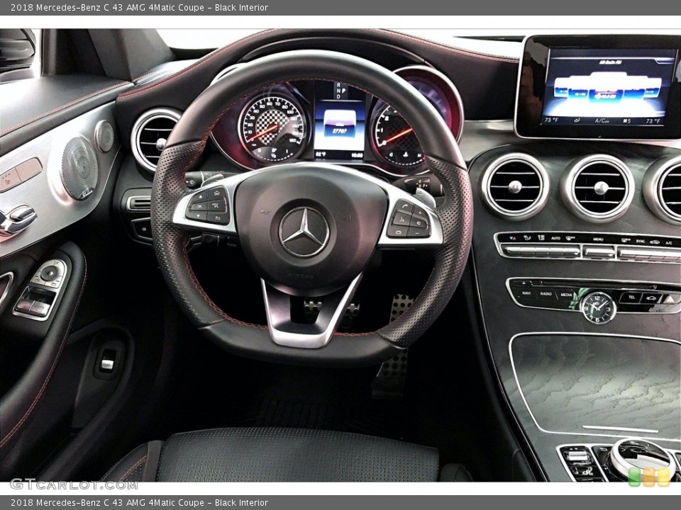 Black Interior Dashboard for the 2018 Mercedes-Benz C 43 AMG 4Matic Coupe #139805151