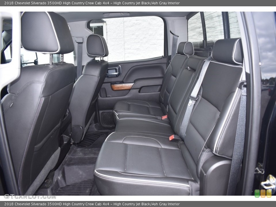 High Country Jet Black/Ash Gray 2018 Chevrolet Silverado 3500HD Interiors