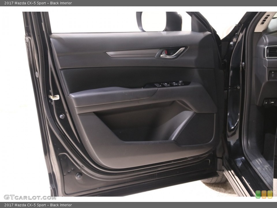 Black Interior Door Panel for the 2017 Mazda CX-5 Sport #139809030