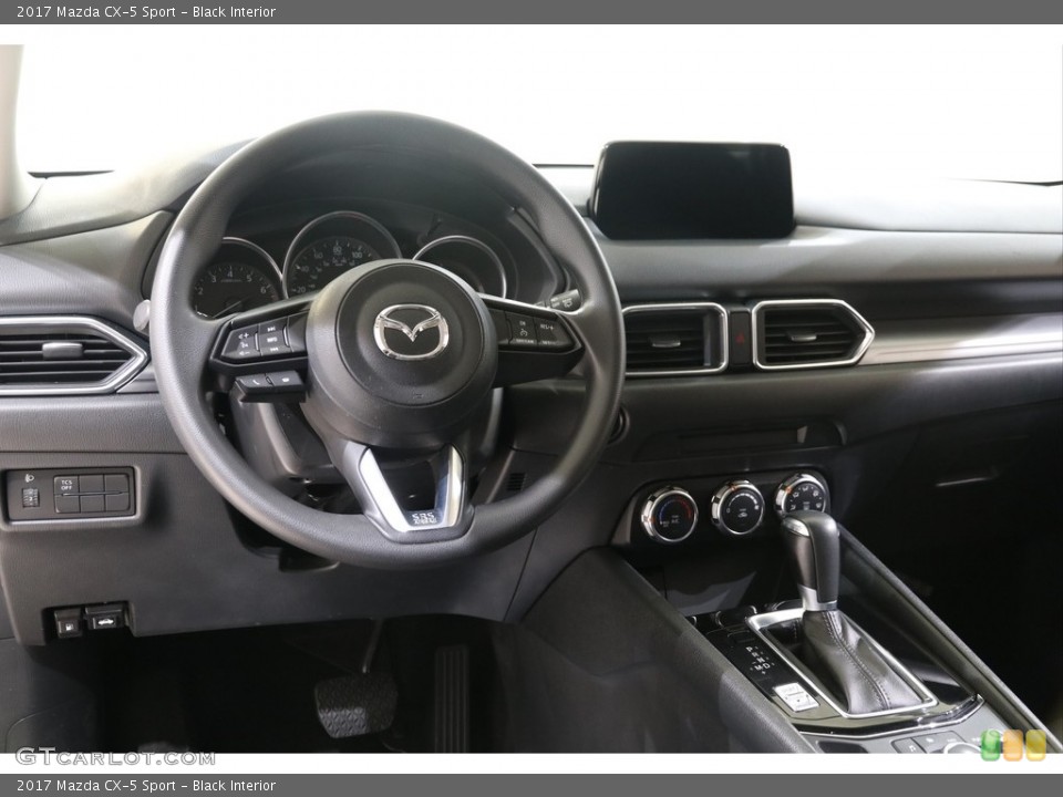 Black Interior Dashboard for the 2017 Mazda CX-5 Sport #139809066
