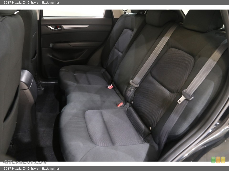 Black Interior Rear Seat for the 2017 Mazda CX-5 Sport #139809243