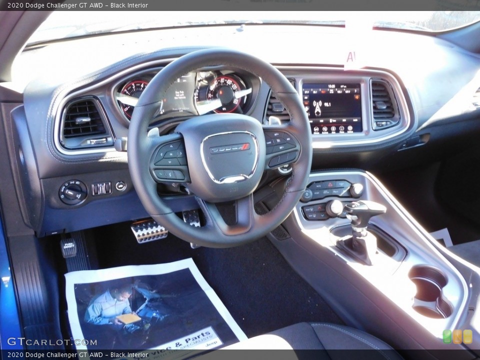 Black Interior Photo for the 2020 Dodge Challenger GT AWD #139810398