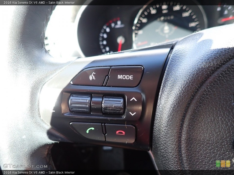 Satin Black Interior Steering Wheel for the 2016 Kia Sorento SX V6 AWD #139811427