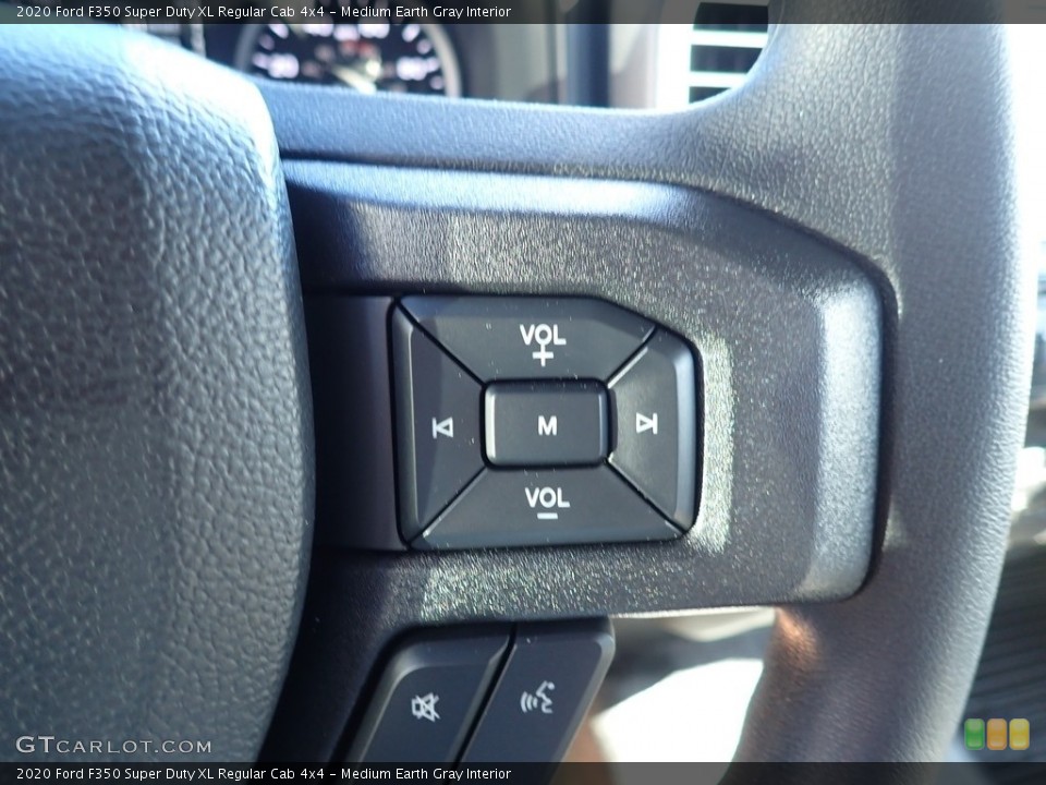 Medium Earth Gray Interior Steering Wheel for the 2020 Ford F350 Super Duty XL Regular Cab 4x4 #139812630